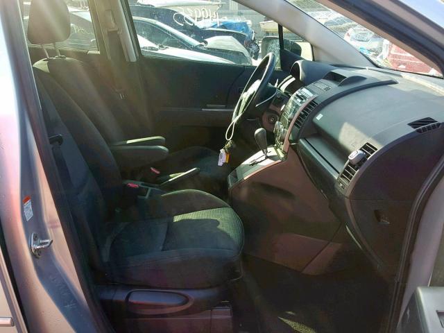 JM1CR293880307651 - 2008 MAZDA 5 SILVER photo 5