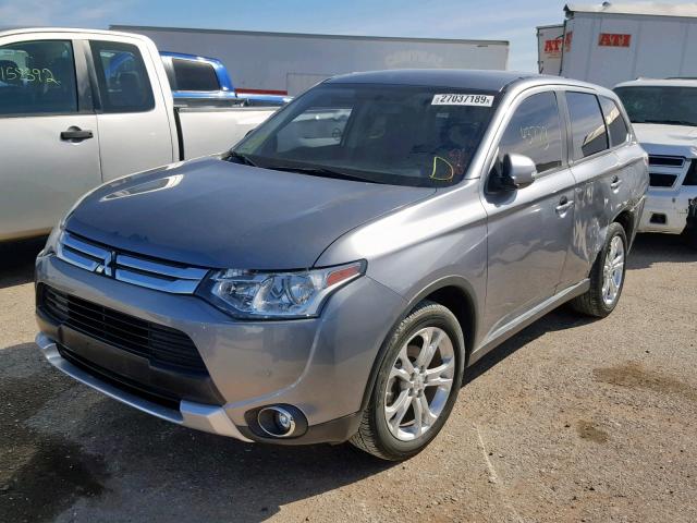 JA4AD3A34FZ007194 - 2015 MITSUBISHI OUTLANDER SILVER photo 2