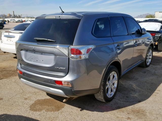 JA4AD3A34FZ007194 - 2015 MITSUBISHI OUTLANDER SILVER photo 4