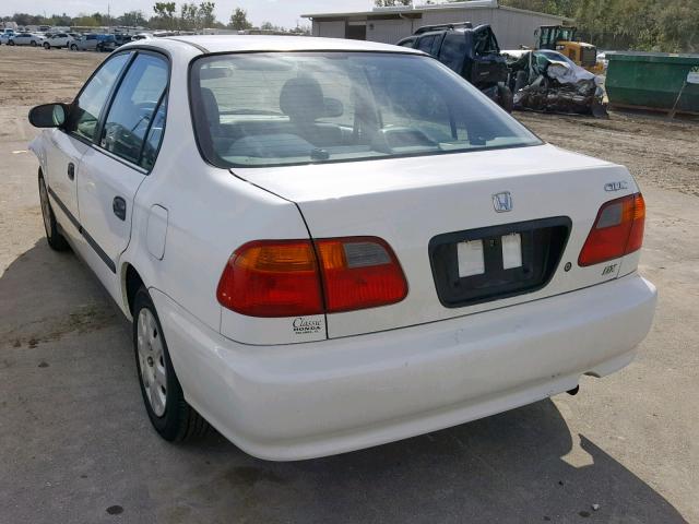 2HGEJ6528YH575939 - 2000 HONDA CIVIC DX WHITE photo 3