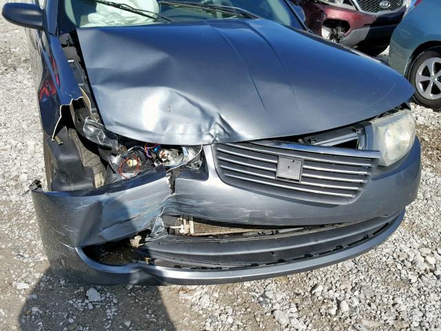 1G8AJ52F25Z129015 - 2005 SATURN ION LEVEL BLUE photo 9