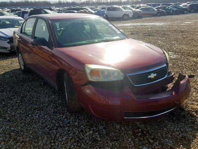 1G1ZS58F07F234260 - 2007 CHEVROLET MALIBU LS MAROON photo 1