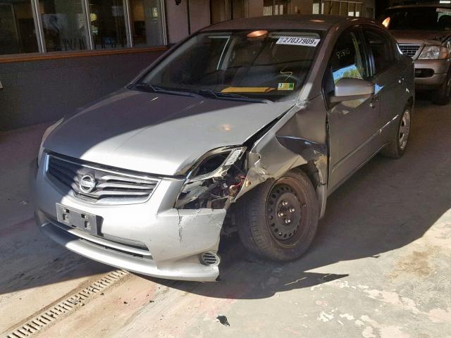 3N1AB6AP6AL669846 - 2010 NISSAN SENTRA 2.0 GRAY photo 2