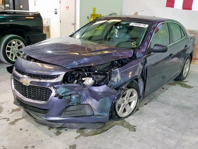 1G11B5SL5EF230066 - 2014 CHEVROLET MALIBU LS BLUE photo 2