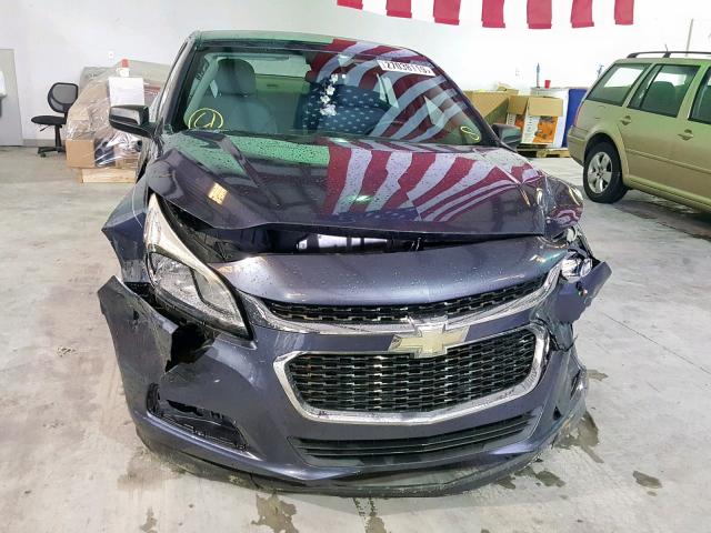 1G11B5SL5EF230066 - 2014 CHEVROLET MALIBU LS BLUE photo 9