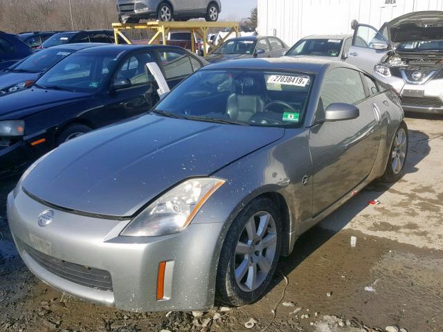 JN1AZ34E54M150060 - 2004 NISSAN 350Z COUPE SILVER photo 2