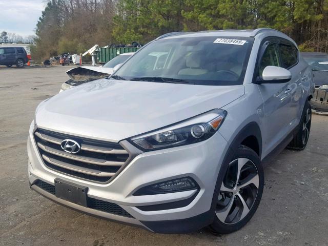 KM8J33A28GU129275 - 2016 HYUNDAI TUCSON LIM SILVER photo 2