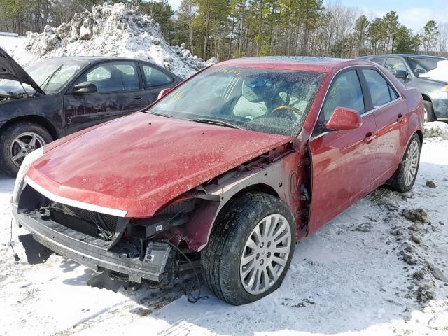 1G6DS5EV1A0117362 - 2010 CADILLAC CTS PREMIU RED photo 2