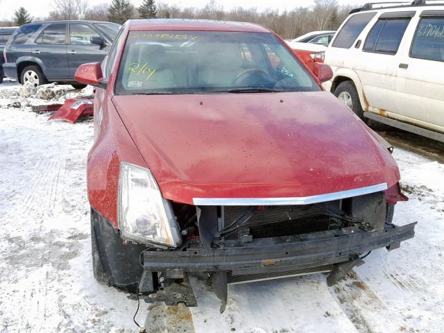 1G6DS5EV1A0117362 - 2010 CADILLAC CTS PREMIU RED photo 9