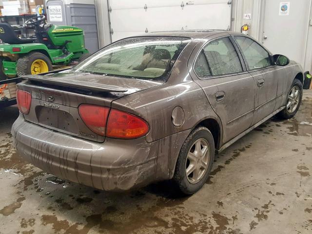 1G3NL52E02C294178 - 2002 OLDSMOBILE ALERO GL TAN photo 4