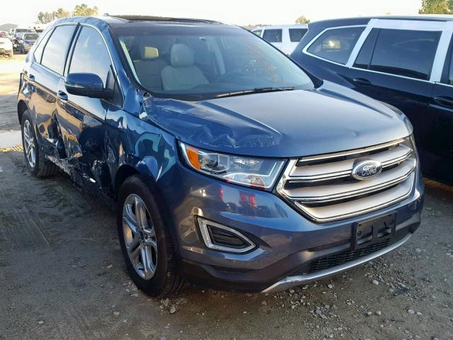 2FMPK3K81JBC26606 - 2018 FORD EDGE TITAN TURQUOISE photo 1