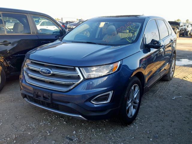 2FMPK3K81JBC26606 - 2018 FORD EDGE TITAN TURQUOISE photo 2