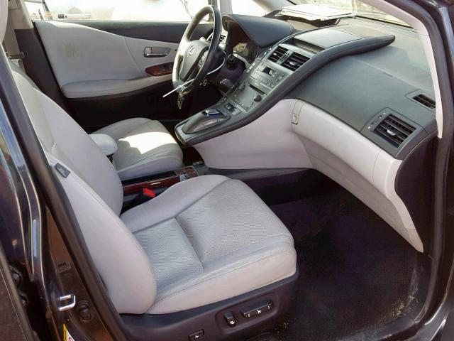 JTHBB1BA5A2020280 - 2010 LEXUS HS 250H BLACK photo 5