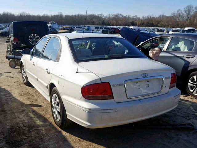 KMHWF25S05A188174 - 2005 HYUNDAI SONATA GL WHITE photo 3