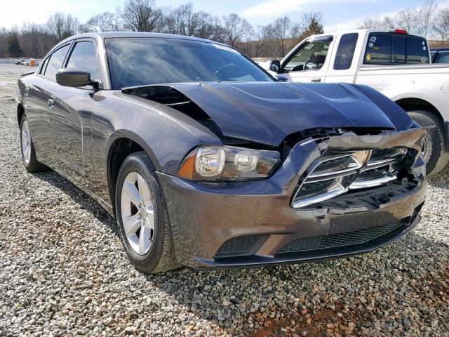 2C3CDXBG5DH610258 - 2013 DODGE CHARGER SE GRAY photo 1