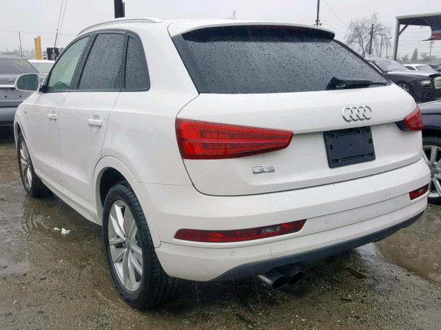 WA1BCCFS5JR016258 - 2018 AUDI Q3 PREMIUM WHITE photo 3