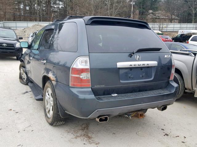 2HNYD18935H533831 - 2005 ACURA MDX TOURIN CHARCOAL photo 3