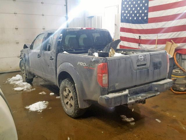 1N6AD0EV3AC436710 - 2010 NISSAN FRONTIER C BLUE photo 3