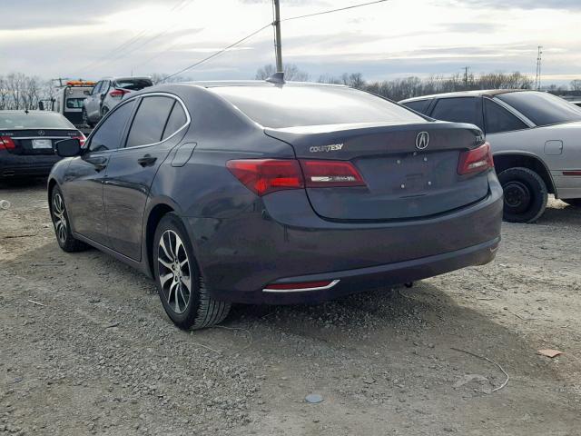 19UUB1F36FA005811 - 2015 ACURA TLX GRAY photo 3