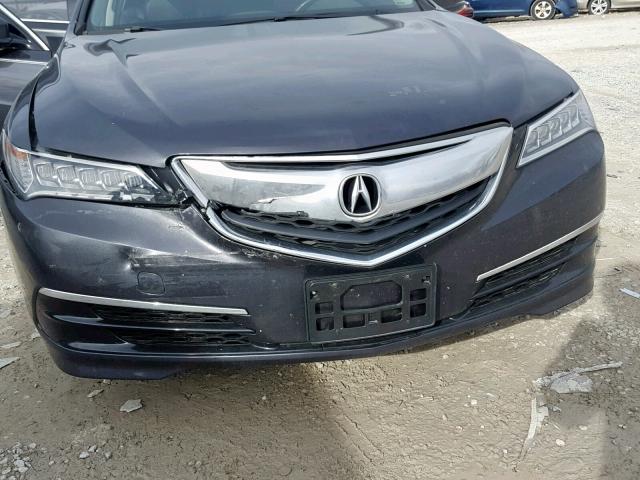 19UUB1F36FA005811 - 2015 ACURA TLX GRAY photo 9