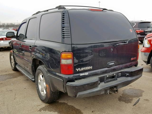 1GKEK63U93J119721 - 2003 GMC YUKON DENA BLACK photo 3