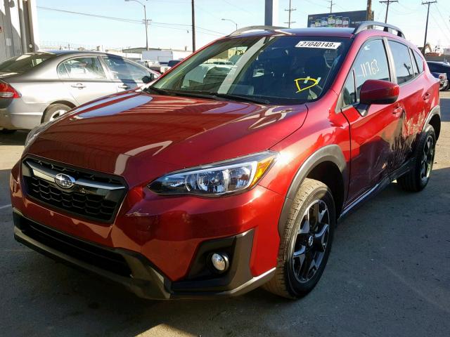 JF2GTACC1JH293042 - 2018 SUBARU CROSSTREK BURGUNDY photo 2