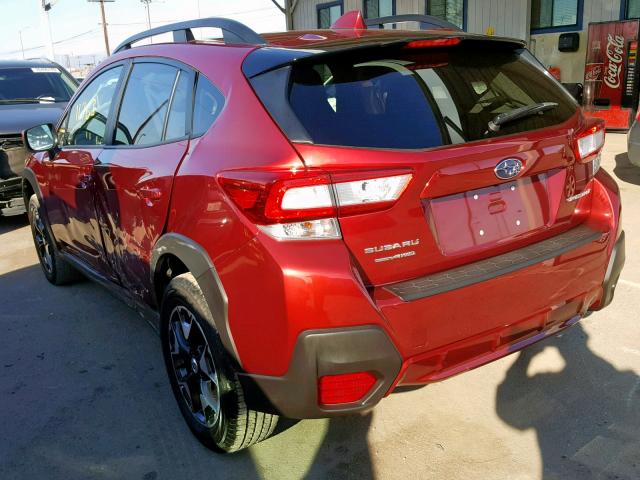 JF2GTACC1JH293042 - 2018 SUBARU CROSSTREK BURGUNDY photo 3