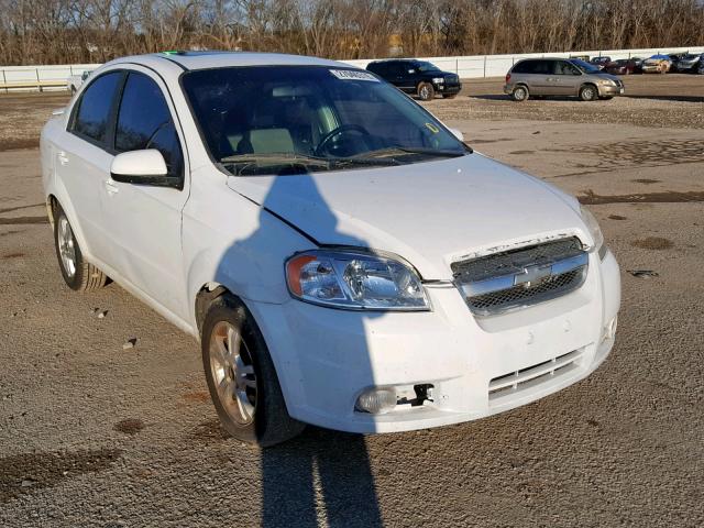 KL1TG5DE5BB247850 - 2011 CHEVROLET AVEO LT WHITE photo 1