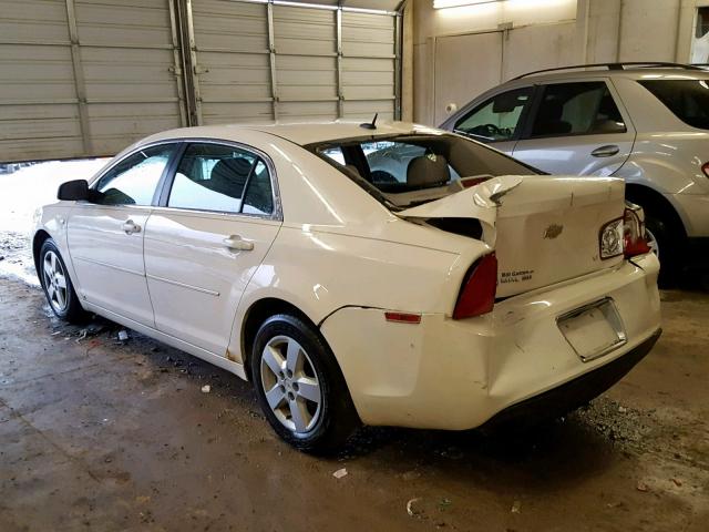 1G1ZG57B48F171293 - 2008 CHEVROLET MALIBU LS WHITE photo 3