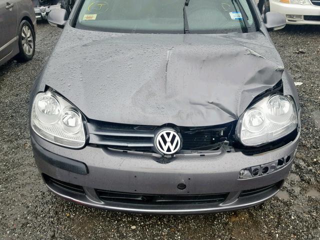 WVWBR71K67W120447 - 2007 VOLKSWAGEN RABBIT GRAY photo 7