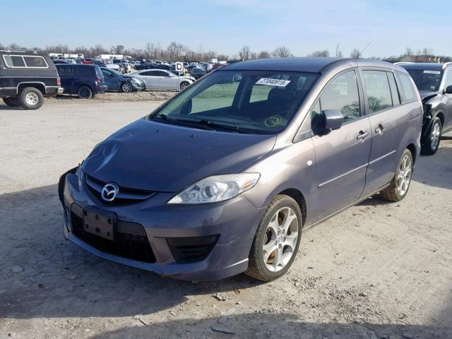 JM1CR293290347273 - 2009 MAZDA 5 GRAY photo 2