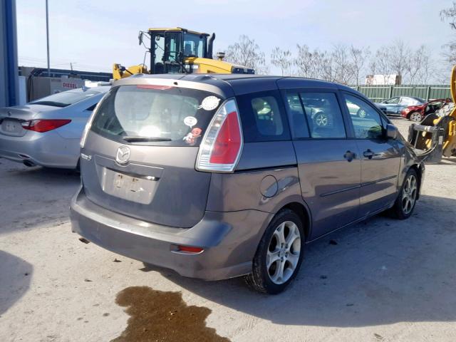 JM1CR293290347273 - 2009 MAZDA 5 GRAY photo 4