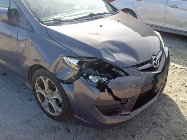 JM1CR293290347273 - 2009 MAZDA 5 GRAY photo 9