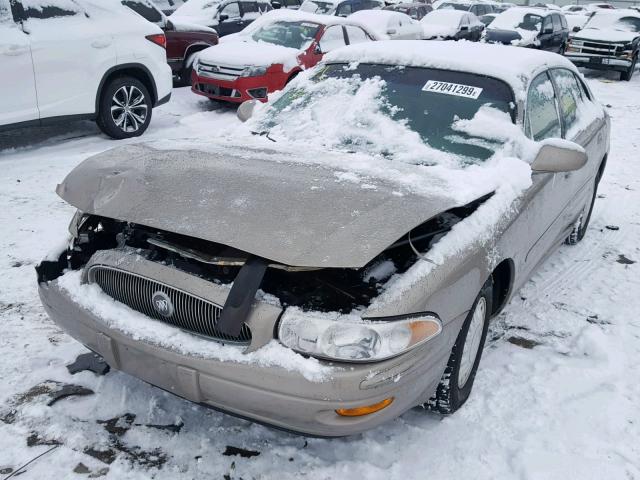 1G4HP54K21U173886 - 2001 BUICK LESABRE CU BEIGE photo 2