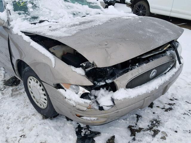 1G4HP54K21U173886 - 2001 BUICK LESABRE CU BEIGE photo 9