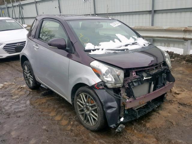 JTNJJXB01EJ028605 - 2014 TOYOTA SCION IQ TWO TONE photo 1