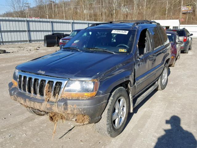 1J4GW48S51C585808 - 2001 JEEP GRAND CHER BLUE photo 9