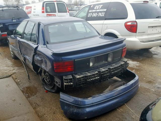 1G3NL55D9SM353225 - 1995 OLDSMOBILE ACHIEVA S BLUE photo 3