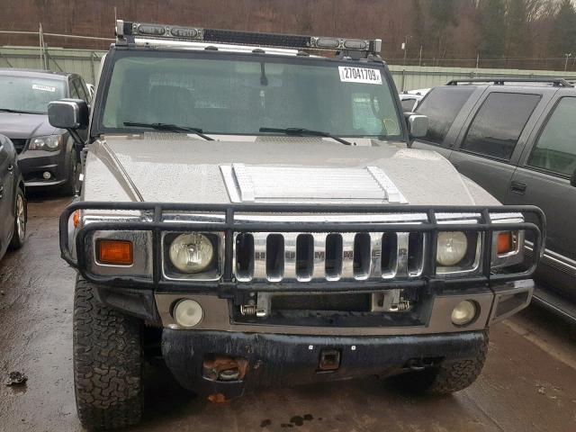 5GRGN23U23H102012 - 2003 HUMMER H2 GRAY photo 7