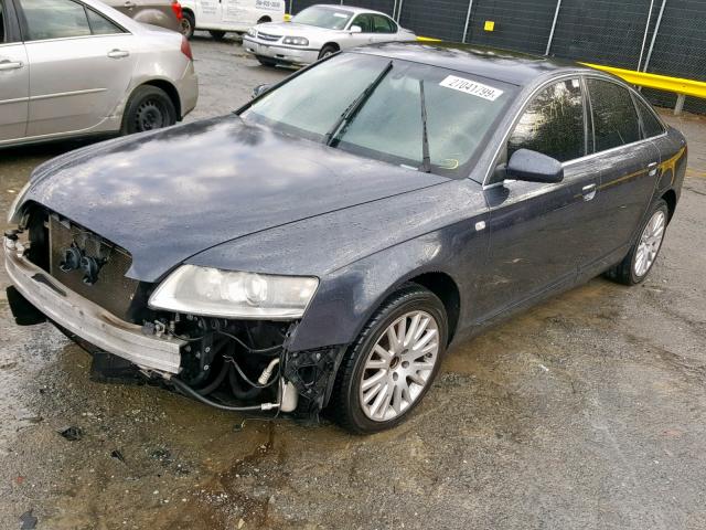 WAUDH74F56N176391 - 2006 AUDI A6 3.2 QUA BLUE photo 2