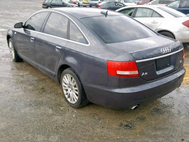 WAUDH74F56N176391 - 2006 AUDI A6 3.2 QUA BLUE photo 3