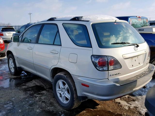 JTJHF10U130294536 - 2003 LEXUS RX 300 WHITE photo 3