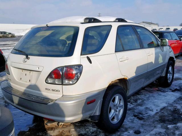 JTJHF10U130294536 - 2003 LEXUS RX 300 WHITE photo 4