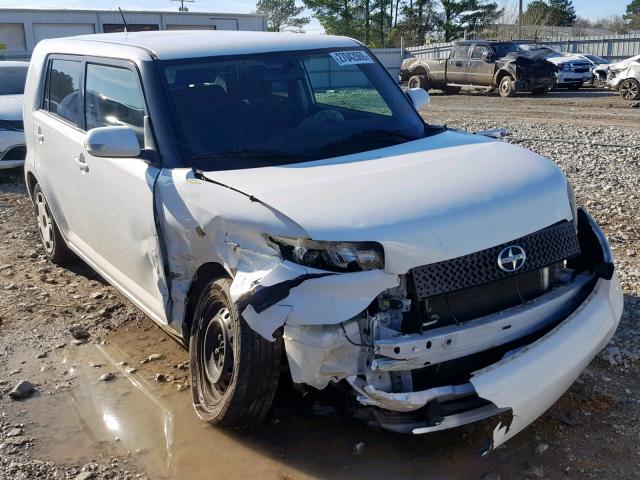 JTLKE50E781015754 - 2008 TOYOTA SCION XB WHITE photo 1
