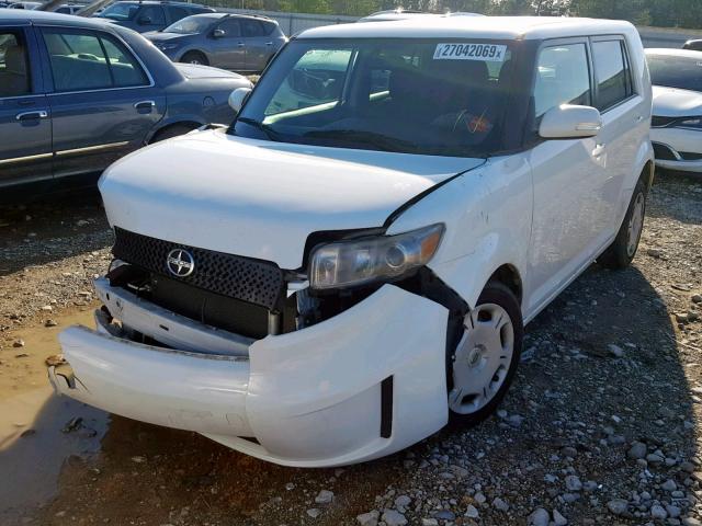 JTLKE50E781015754 - 2008 TOYOTA SCION XB WHITE photo 2