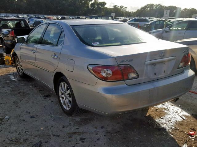 JTHBF30G625031389 - 2002 LEXUS ES 300 SILVER photo 3