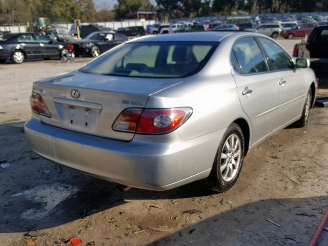 JTHBF30G625031389 - 2002 LEXUS ES 300 SILVER photo 4