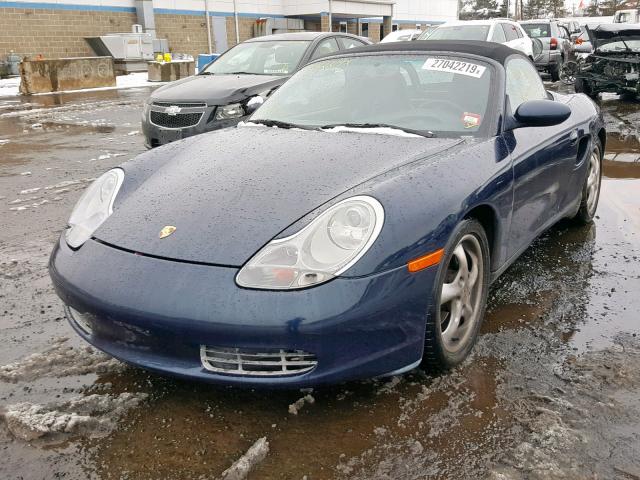 WP0CA298XXU627550 - 1999 PORSCHE BOXSTER BLUE photo 2