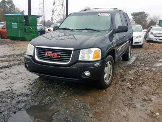 1GKDT13S922375134 - 2002 GMC ENVOY BLACK photo 2