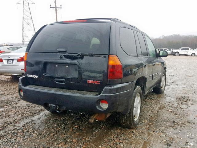 1GKDT13S922375134 - 2002 GMC ENVOY BLACK photo 4